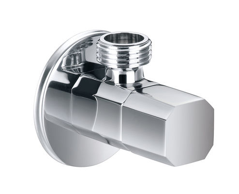 Zinklegeringen Vierkante badkamer Goedkope hoek klep Keuken 1/2 inch Anti-corrosie Stop Check Core