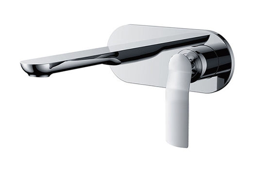 OEM Basin Mixer kraan Single Lever Verborgen In Wall Basin Mixer Badkamer Chrome Messing