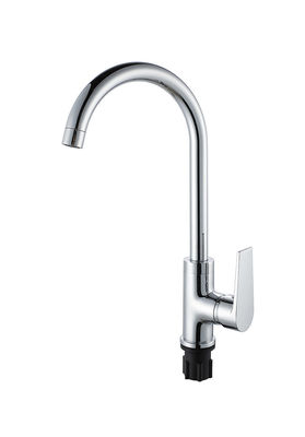 Chroom Messing Koud En Warm OEM Keuken Wasbak Mixer kranen Single Lever