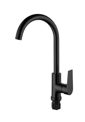 Matt Zwarte Messing Keukenkranen Koud En Warm OEM Single Lever