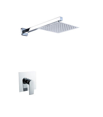 Single Lever Verborgen In-Wall Bad Of Douche Mixer Chome Badkamer Messing kraan Koud En Warm Headshower OEM