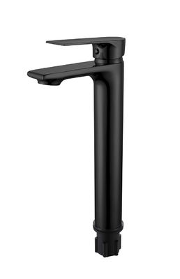 Moderne OEM Single Lever Hoog Badkamer Matt Zwarte Mixer Basin kraan