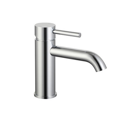 Koud en warm water OEM badkamer mixer kraan Single Lever Chrome Messing