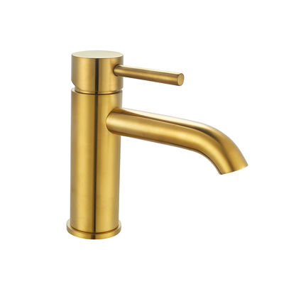 Badkamer Goud Messing Moderne Eénhefboom Bad Tap Warm Koel Water Dispenser kraan