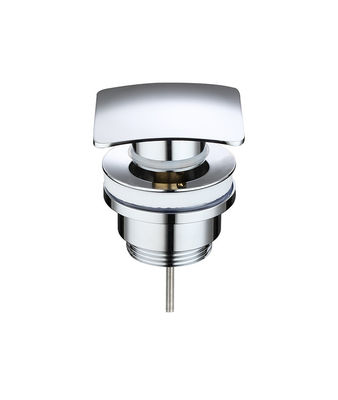 Messing wasbak afvoer drainage vierkant dop dop vanity afval afvoer vat pop-up afvoer toilet wasbak afval chroom OEM