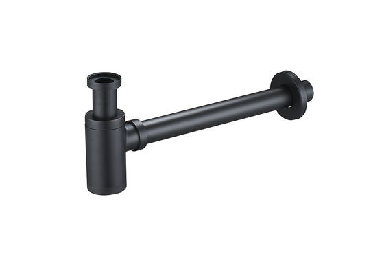 Matt Zwarte Siphon Badkamer OEM Wasruimte Wasbak Afvoer voor Wasbecken Zink Fles Trap
