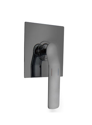Eenvoudige hendel verborgen in de muur in het bad of douche mixer badkamer pistool metaal messing kraan headshower handshower OEM