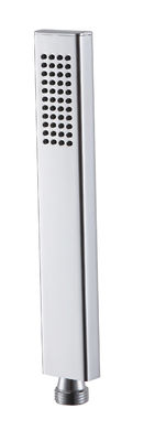 Messing microfoon handshower hand douche voor douche kolom badkamer silicium spuitstuk gemakkelijk schoonmaak vierkant OEM
