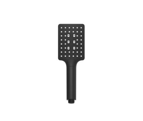 ABS plastic 3 functie handshower hand douche voor douche kolom mat zwart badkamer silicium spuitstuk vierkant gemakkelijk schoon OEM