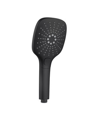 Zwarte kolom Handhoudende douchehoofden ABS Plastic 3 functie