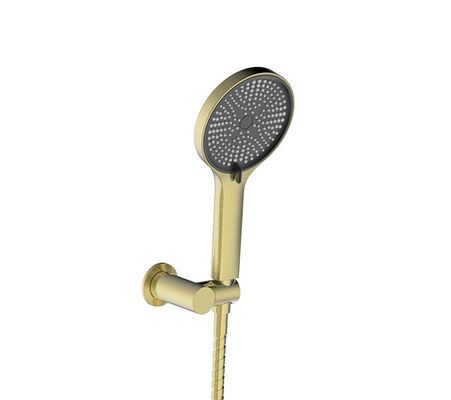Gepoetste gouden hand douches Liquid Silicon Nozzle Ronde Makkelijk schoonmaken OEM