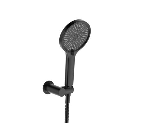 Matt Zwarte Badkamer Handheld Douche ABS Plastic 3 Functie