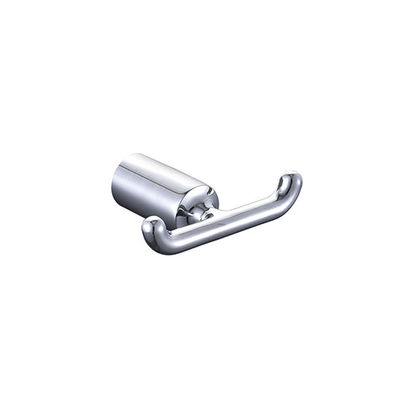 Wand gemonteerd zink dubbel kleed haak Chrome kleur voor badkamer