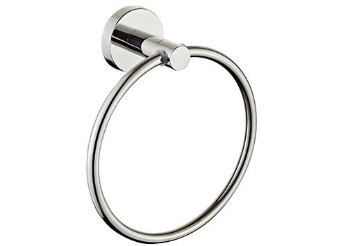 Moderne eenvoudige klassieke badkamer handdoek ringhouder Sus304 Oem Wand gemonteerd gepolijst chroom
