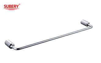 Zink enkelvoudige handdoekbalkhouder Badkamer accessoires Chrome OEM Zink basis Rond