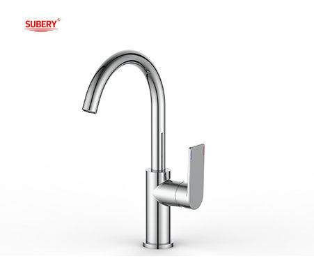 Chroom Messing Koud En Warm OEM Keuken Wasbak Mixer kranen Single Lever