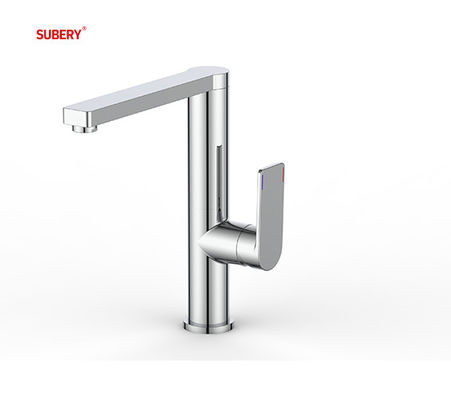 Koud en warm OEM keuken wastafval kranen Chrome Messing Single Lever