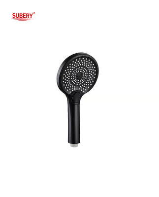 Plastic hand douches ABS 3 functie Kolom Zwart Vloeibare Silicium mondstuk Ronde Makkelijk Schoon OEM