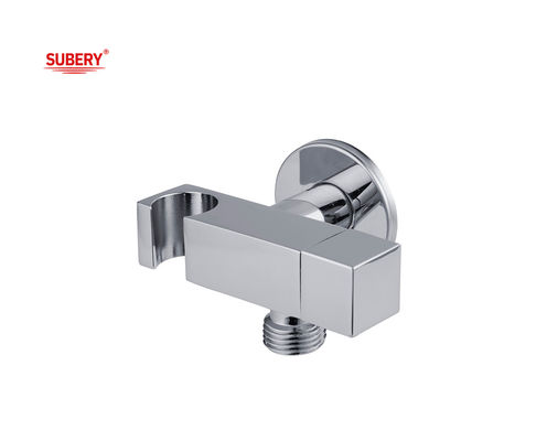 Brass Shattaf Holder Valve Handle Bidet Douche Sprayer Holder Badkamer Toilet Chrome Vierkante OEM