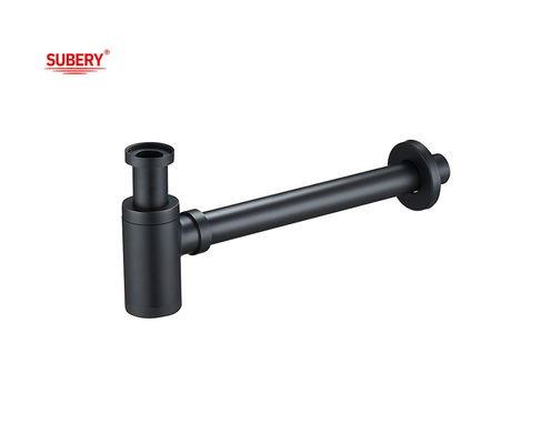 Matt Zwarte Siphon Badkamer OEM Wasruimte Wasbak Afvoer voor Wasbecken Zink Fles Trap