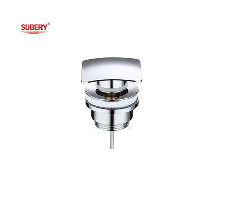 Messing wasbak afvoer drainage vierkant dop dop vanity afval afvoer vat pop-up afvoer toilet wasbak afval chroom OEM