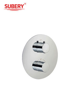 Messing verborgen in de muur thermostatische kranen met spoot Chrome OEM Ronde
