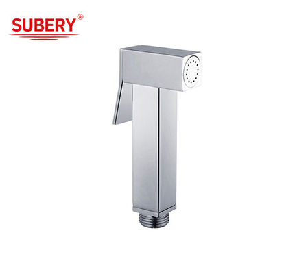 G1/2" Messing Shattaf Set Handhold Schoon Badkamer Toilet Chroom Bidet Handdoos