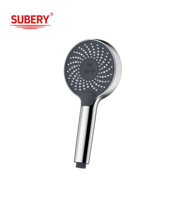 3 functie ABS handdouche Plastic Column Chrome Badkamer Gemakkelijk schoonmaken