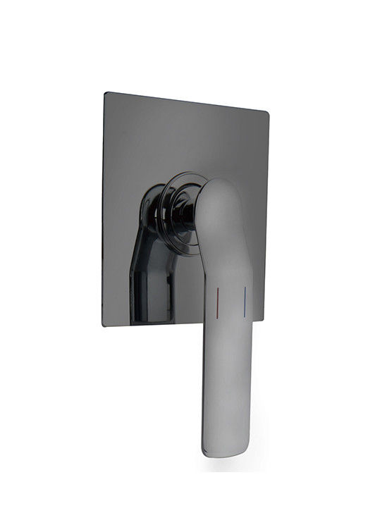 Eenvoudige hendel verborgen in de muur bad of douche mixer badkamer pistool metalen messing kraan OEM
