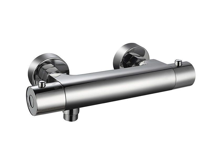 Thermostaïsche temperatuur verstelbare douche spoot Mixer Badkamer Chrome Kleur Messing kraan OEM Ronde klassieke