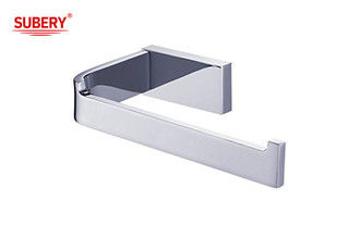 Messing zingen toilet rollen papierhouder glas badkamer hoge kwaliteit chroom kleur OEM nobel messing montage stuk messing basis