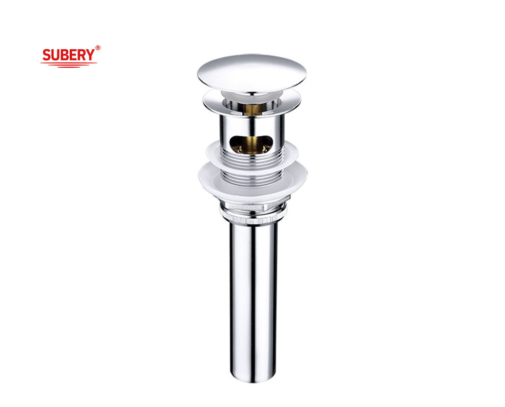 OEM Chroom Wasbecken Drainer Met Pijp Stopper Vanity Afvoer Van Afvoer Pop Up Vaartuig Afvoer WC Wasbeek Afvoer