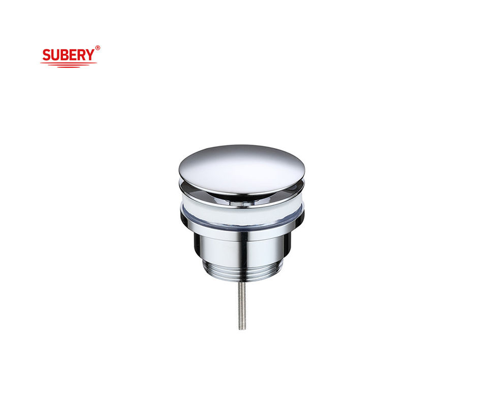 Messing wasbak afwatering grote dop vanity afval afvoer vat pop-up afvoer toilet wasbak afval chroom OEM