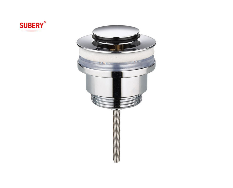 Messing wasbak afvoer small cap stopper vanity afval afvoer vat pop up afvoer toilet wasbak afval chroom OEM