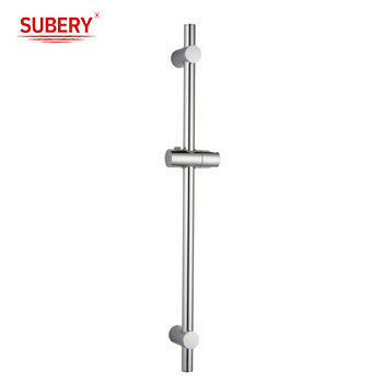 Chrome Round Classical Shower Holder Bar Bathroom SUS304 3 Function ABS Plastic Handshower Hose