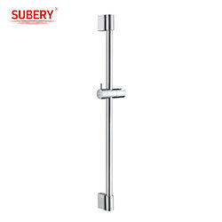 Combo set met verstelbare beugel badkamer douche glijbaan railstaaf Plastic douche kop