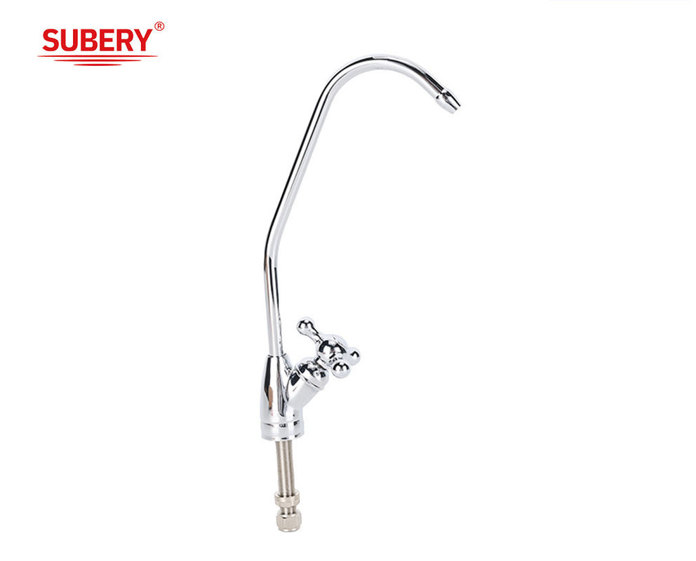 ODM Single Lever High Basin Mixer Faucet Badkamer Chrome Messing Long Handle Warm en koud water kraan