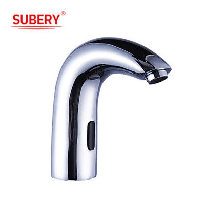Zware vaste messing warm-koude automatische watermixer zwanenhals touchless infrarood sensor kraan