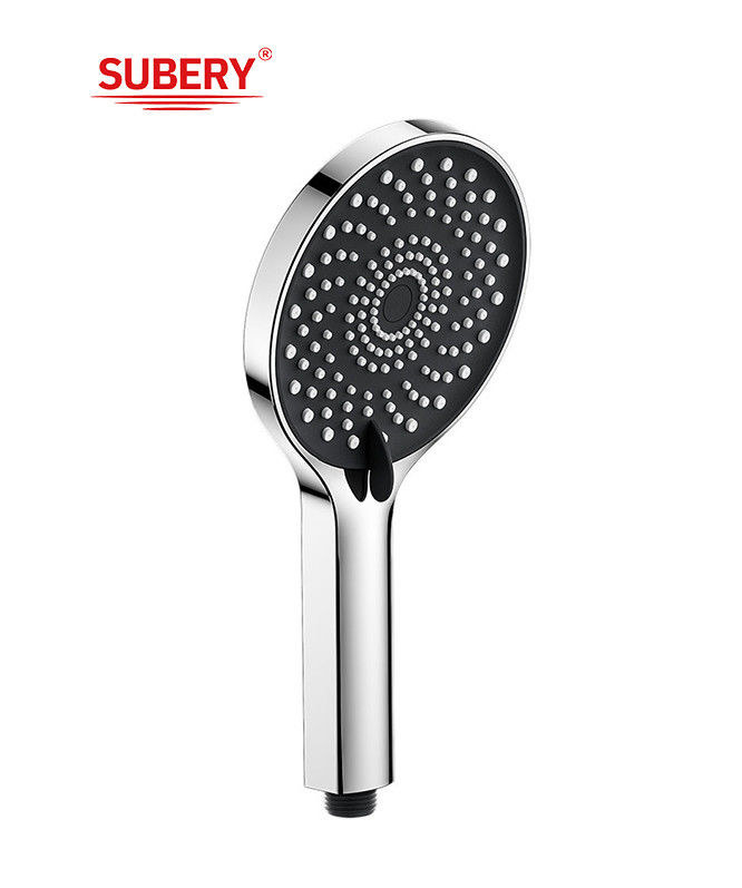 ABS 3 functie handdoos handdoos voor douche kolom chroom badkamer nieuwe vloeibare silicium spuitstuk rond makkelijk schoon OEM