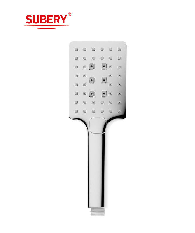 ABS 3 functie handdoos handdoos voor douche kolom chroom badkamer silicium spuitstuk vierkant gemakkelijk schoon OEM
